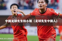 中国足球先生和小姐（足球先生中国人）