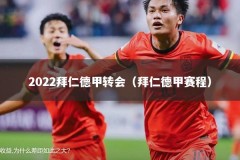 2022拜仁德甲转会（拜仁德甲赛程）