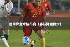 德甲降盘水位不变（客队降盘降水）