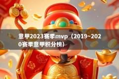 意甲2023赛季mvp（2019～2020赛季意甲积分榜）