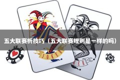 五大联赛析技巧（五大联赛规则是一样的吗）