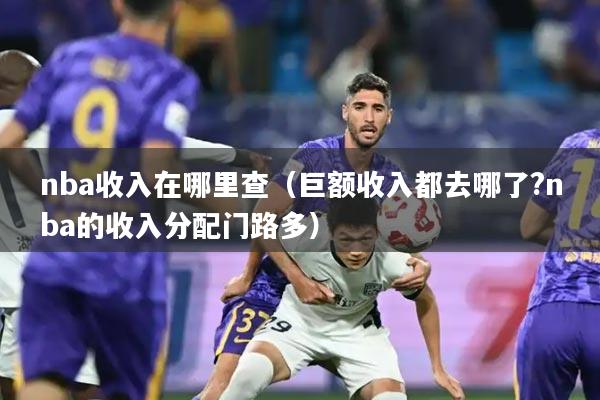 nba收入在哪里查(巨额收入都去哪了?nba的收入分配门路多)