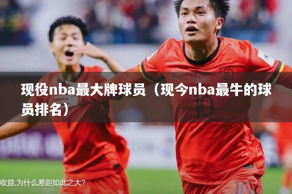 现役nba最大牌球员(现今nba最牛的球员排名)